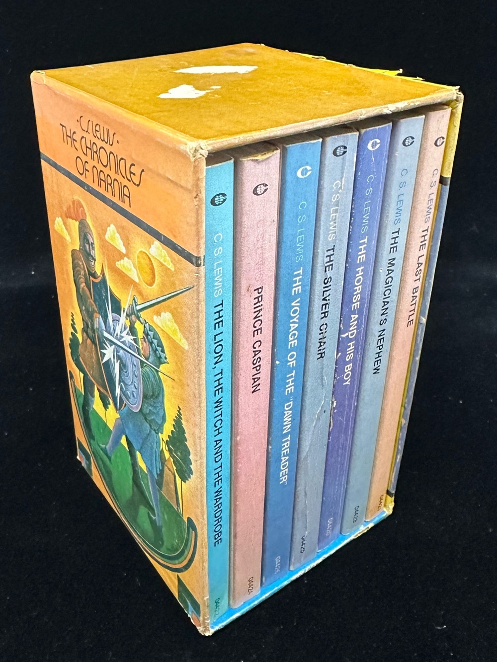 Vintage 1977 boxed set The Chronicles of Narnia by CS Lewis